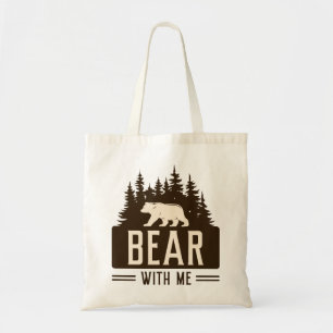 Bolso De Tela Oso Conmigo