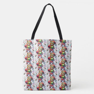 Bolso De Tela Oso De Boxeo Sombro