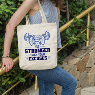 Bolso De Tela Oso de elevación de pesas