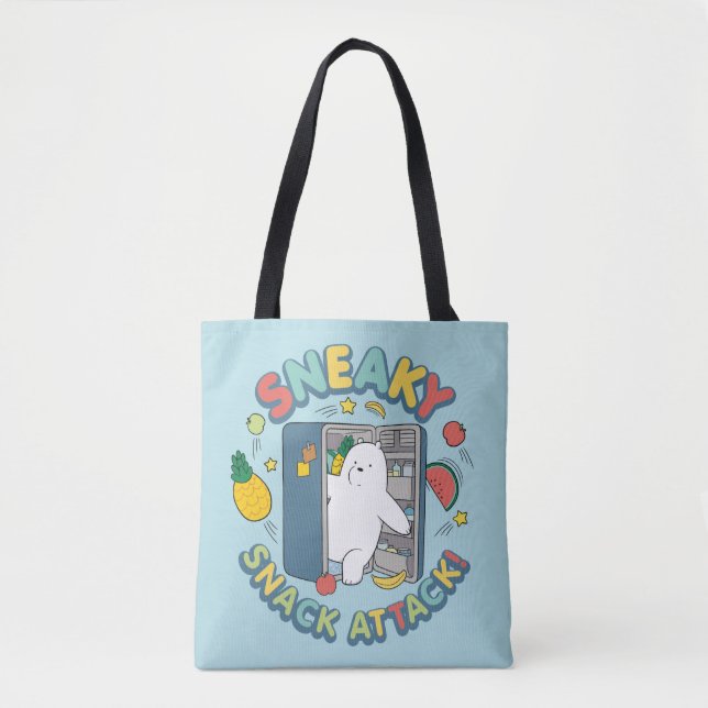 Bolso De Tela Oso De Hielo - ¡Ataque De Aperitivos Despiadados! (Anverso)