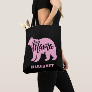 Bolso De Tela oso de mamá elegante personalizado