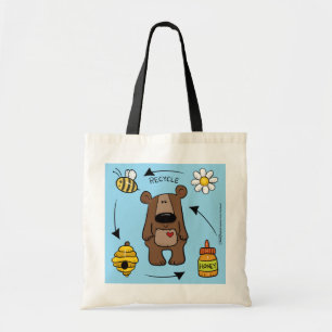 Bolso De Tela Oso de Miel - El reciclador