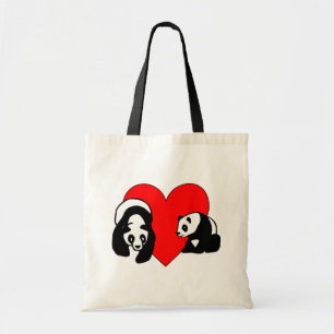 Bolso De Tela Oso de panda