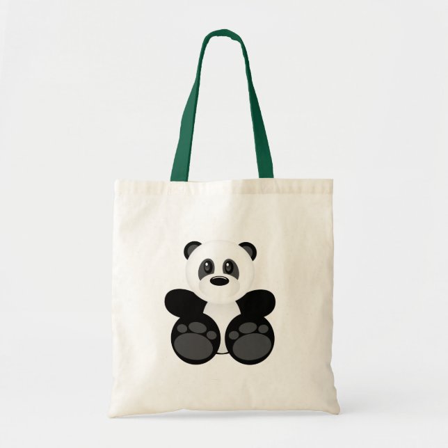 Bolso De Tela Oso de panda de bambú (Frente)