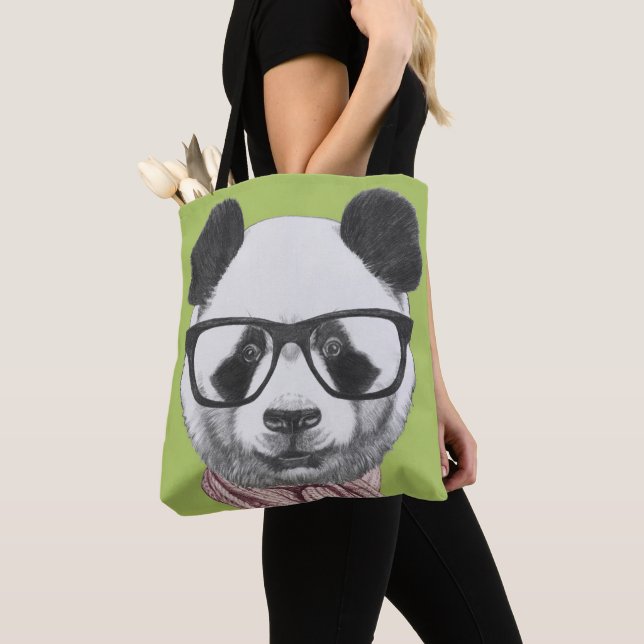 Bolso De Tela Oso de panda listo del invierno (Detalle)