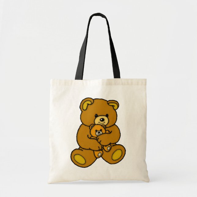 Bolso De Tela Oso de peluche (Frente)