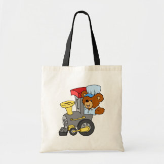 Bolso De Tela Oso de peluche del tren de Choo Choo