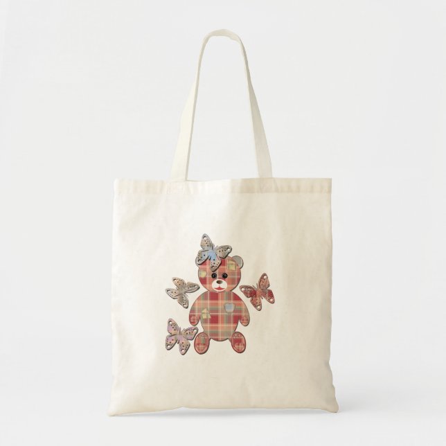 Bolso De Tela Oso de peluche, oso de Teddy (Frente)