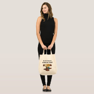 Bolso De Tela Oso de peluche parado sobre su cabeza
