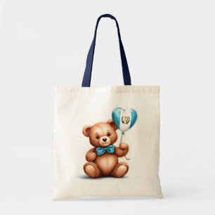 Bolso De Tela oso de peluche y globo con la bandera guatemalteca