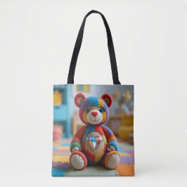 Bolso De Tela Oso De Teddy Con Sentido Colorido