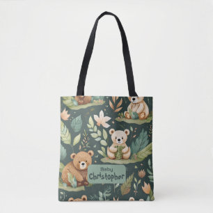 Bolso De Tela Oso del bosque