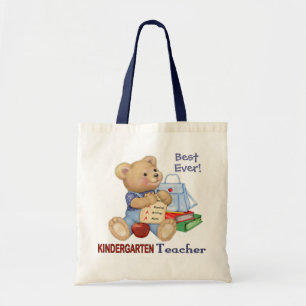Bolso De Tela Oso escolar - Profesor de guardería