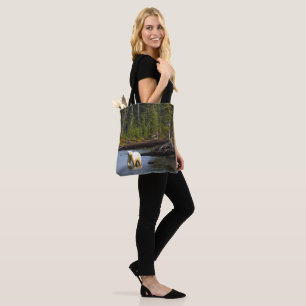 Bolso De Tela Oso espiritual