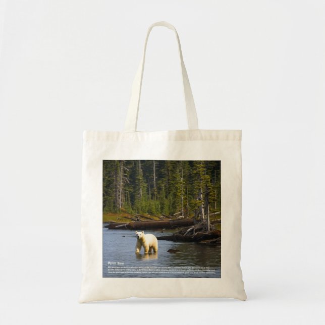 Bolso De Tela Oso espiritual (Frente)