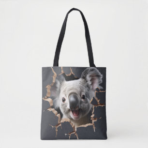 Bolso De Tela Oso Koala