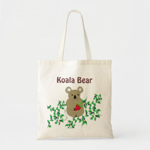 Bolso De Tela Oso Koala Con Vinas