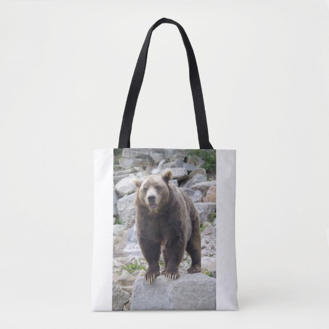 Bolso De Tela Oso Kodiak (Anverso)