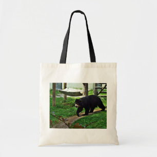 Bolso De Tela Oso negro