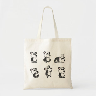 Bolso De Tela Oso panda