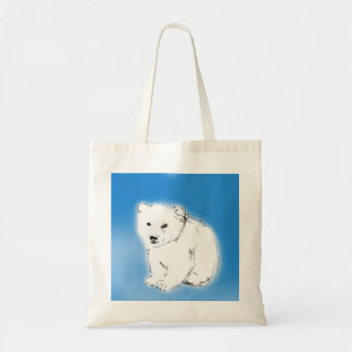 Bolso De Tela Oso polar