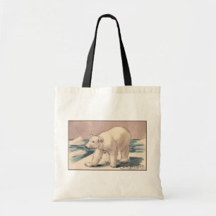 Bolso De Tela Oso polar