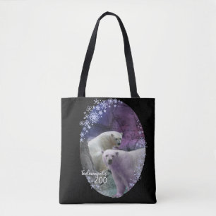Bolso De Tela Oso Polar del Zoológico de Indianápolis