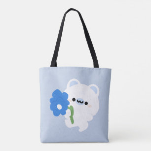 Bolso De Tela Oso polar romántico
