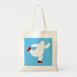 Bolso De Tela Oso polar sobre hielo