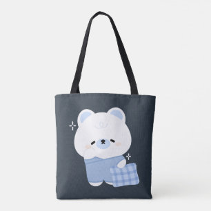 Bolso De Tela Oso polar somnoliento