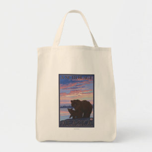 Bolso De Tela Oso y cachorro - Anchorage, Alaska