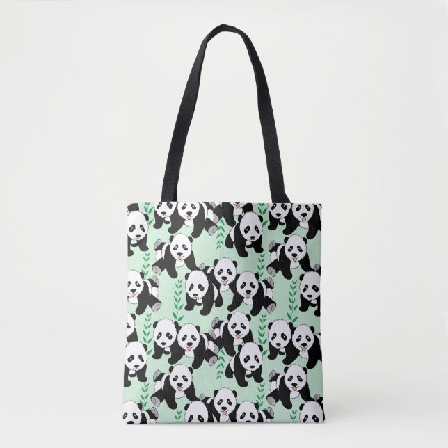 Bolso De Tela Osos de panda gráficos (Anverso)