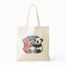 Osos de peluche con panda