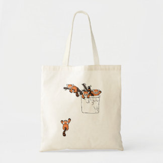 Bolso De Tela Osos de Pocket Red Panda