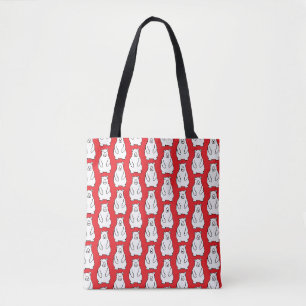 Bolso De Tela Osos Polares Grizzly de Dibujos Animados Divertido