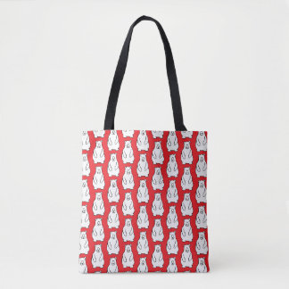 Bolso De Tela Osos Polares Grizzly de Dibujos Animados Divertido
