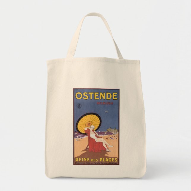 Bolso De Tela Ostende - Belgique (Frente)
