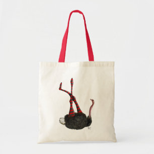 Bolso De Tela Ostrich con garras a rayas