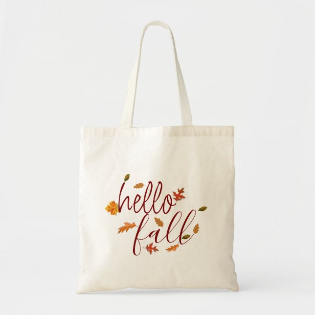 Bolso De Tela Otoño  (Frente)