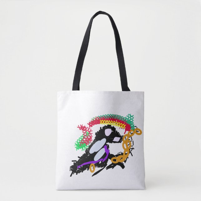 Bolso De Tela Otoño de cuervo (Anverso)