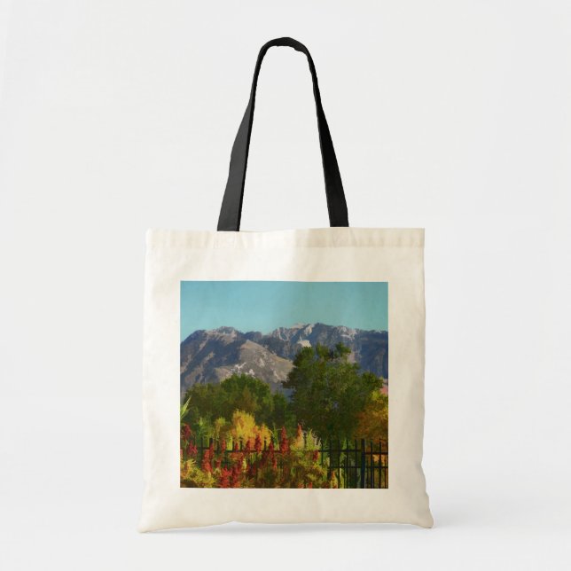 Bolso De Tela Otoño de la montaña de Wasatch en Utah (Frente)