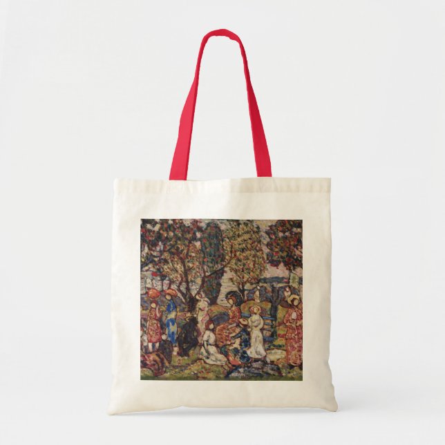 Bolso De Tela Otoño de Maurice Prendergast, Bella Artes de Vinta (Frente)