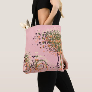 Bolso De Tela Otoño deja árboles #2