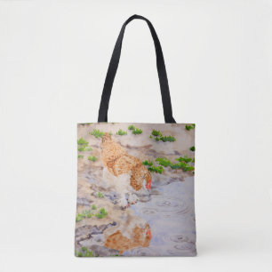 Bolso De Tela Otoño el Tote del pollo