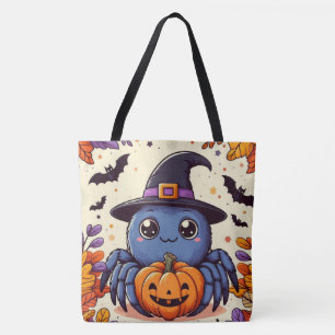Bolso De Tela Otoño/otoño/araña/bruja/halloween