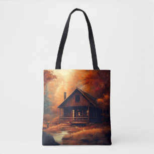 Bolso De Tela Otoño/otoño/Halloween/pintura rústica