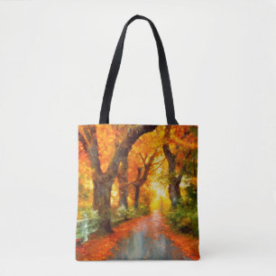 Bolso De Tela Otoño/otoño/hojas/naturaleza