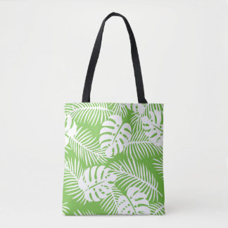 Bolso De Tela Otoño tropical, patrones de hojas de verano