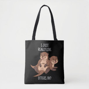 Bolso De Tela Otter Lover Mujeres Mar Otter Regalo para Hombres 