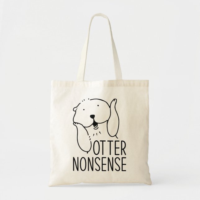 Bolso De Tela Otter Nonsense (Frente)